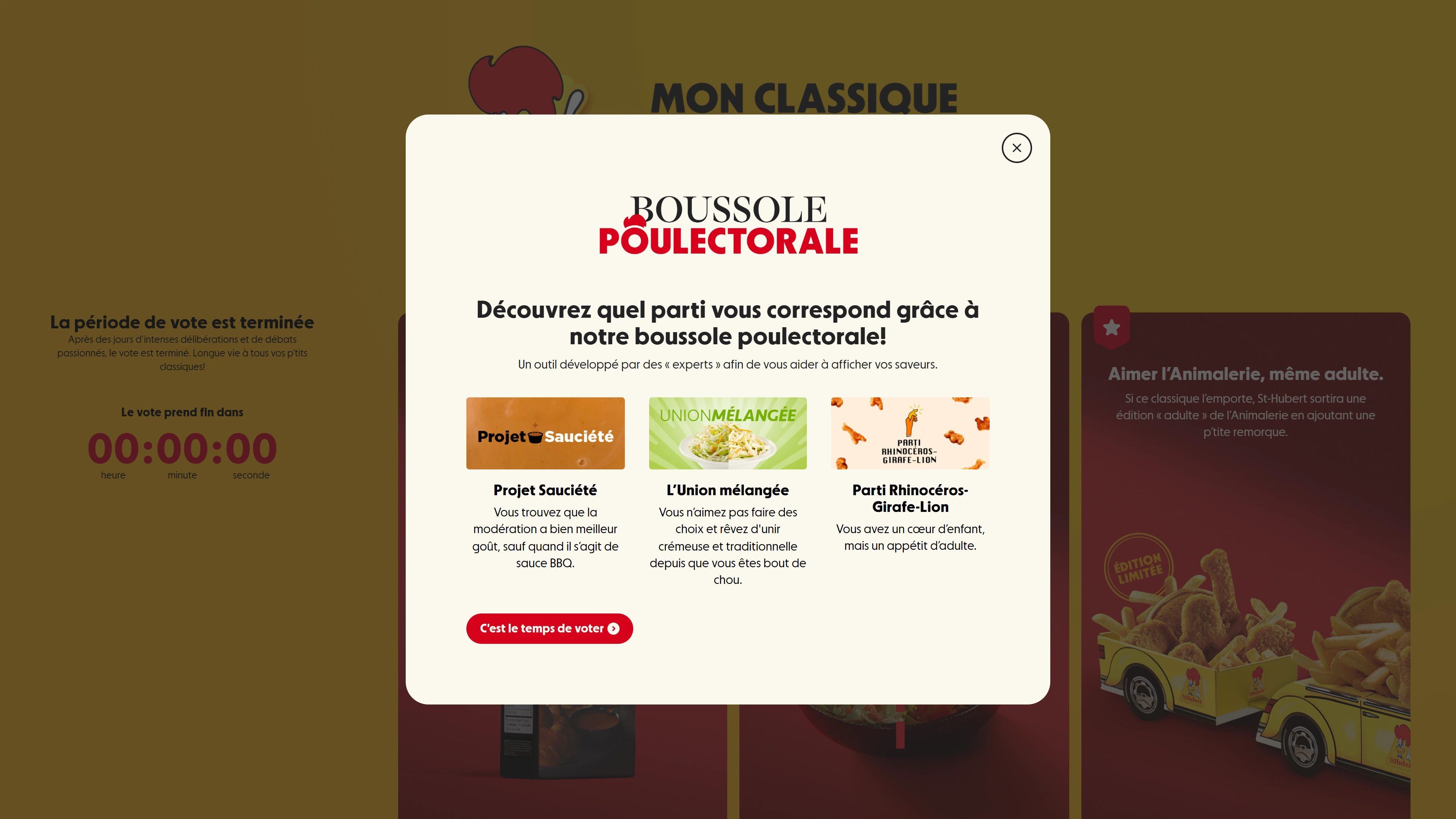 Boussole poulectorale St-Hubert